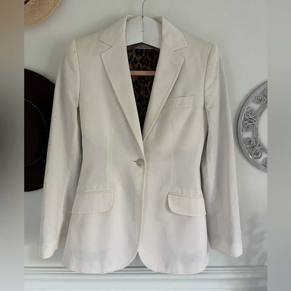 Vintage Dolce and Gabbana White Blazer